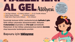 Kartal Belediyesi'nin 'Malzemeni Al Gel' Atölyesi Başlıyor